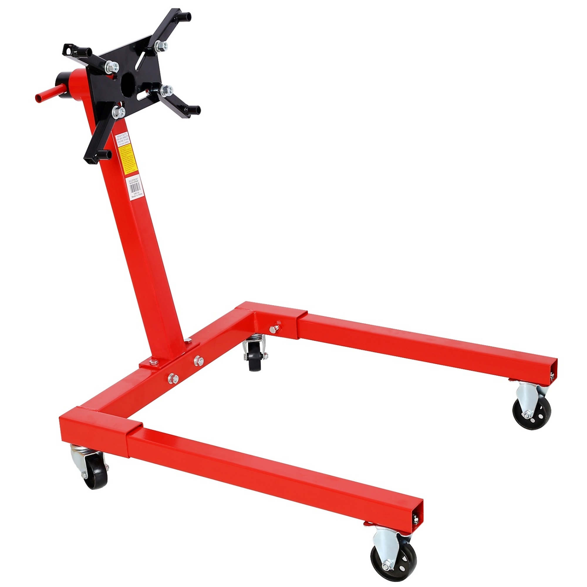 1250 lbs. Weight Capacity Vehicle Engine Stand with Steel Rotating Head